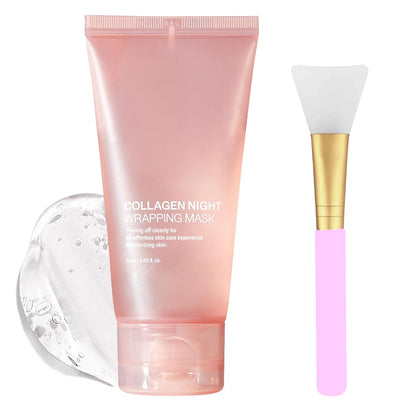 Collagen night wrapping mask