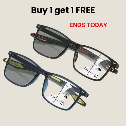 Unisex Photochromic Multifocal Glasses